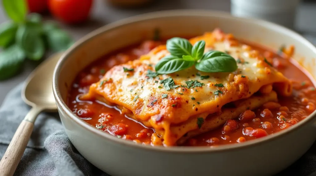 quick lasagna soup