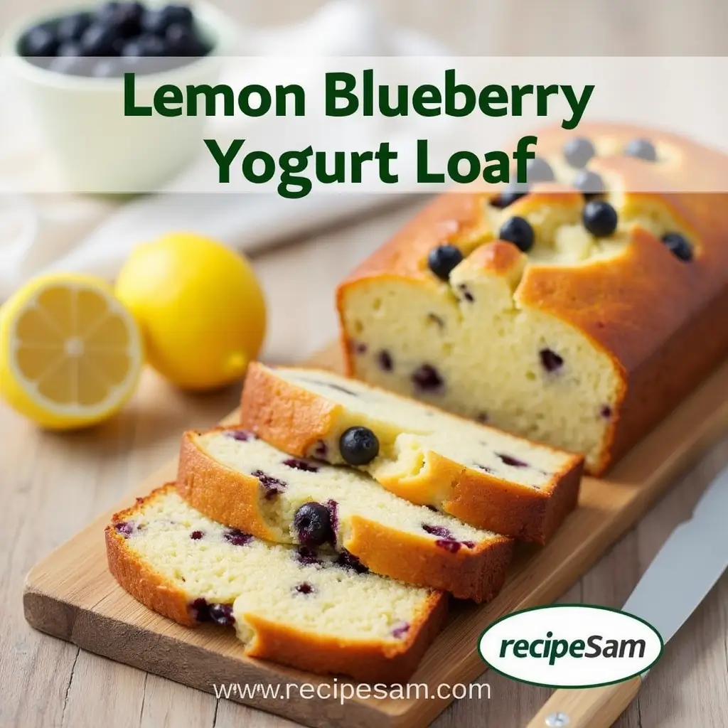 Lemon Blueberry Yogurt Loaf